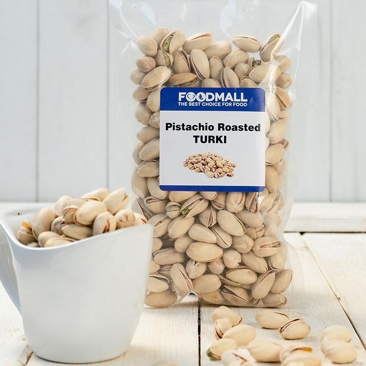 

Pistachio Roasted / Kacang Pistachio USA / TURKI cocok untuk OLEH OLEH UMROH & HAJI