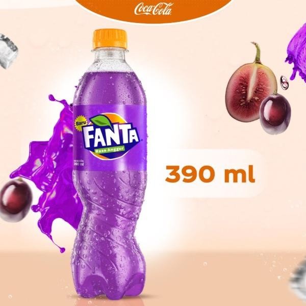 

Fanta Grape Raa Anggur Numan Oda Botol 390Ml 12 Pc