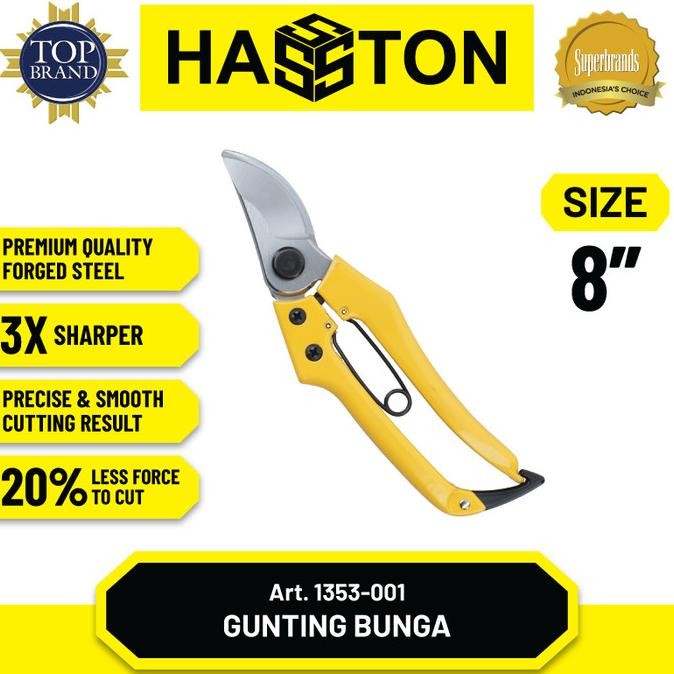

Hasston Gunting Bunga 8" / Gunting Tanaman (1353-001)