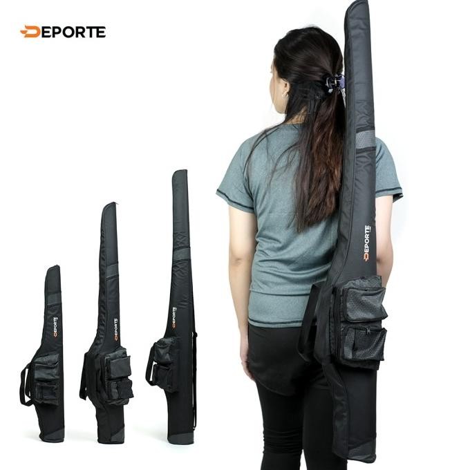 Tas Joran Pancing Semi-Hardcase Hitam Casting Galatama Jigging 120 Cm DIN