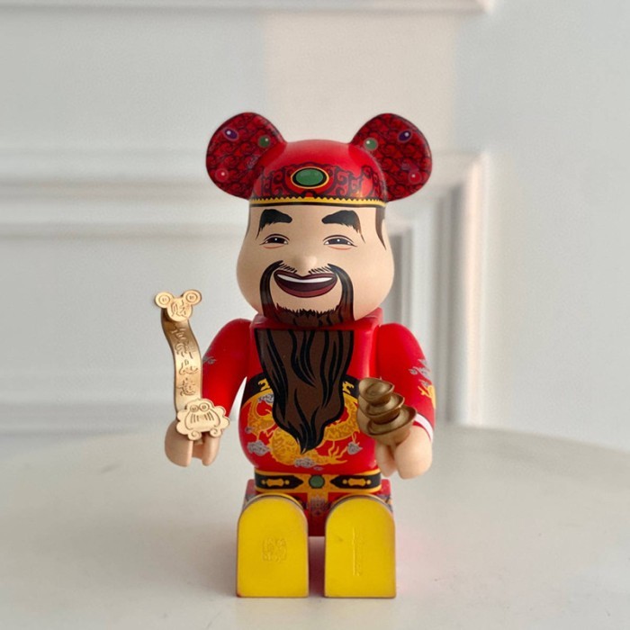 Pajangan Patung Karakter Chinese / Bearbrick Figurine 400% Eb Home A3 Original