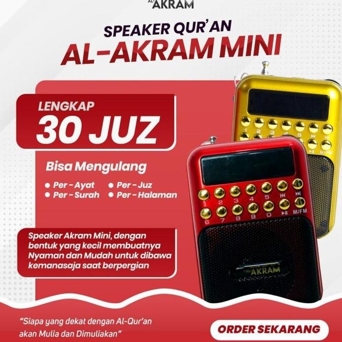 Speaker Speker Spiker AlQuran AlQur'an Al-Qur'an Quran Digital Mini terlaris