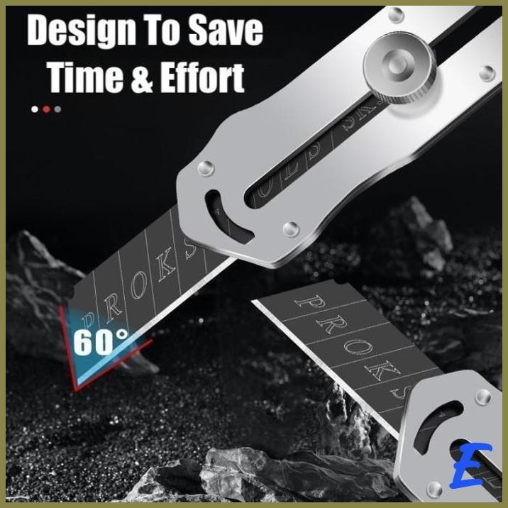 

| BRC | PISAU CUTTER BESAR STAINLESS STEAL CUTER BESI CHROME ANTI KARAT KATER POTONG MULTI FUNGSI SERBAGUNA KNIFE CUTER ACRYLIC GAGANG BESI BAJA