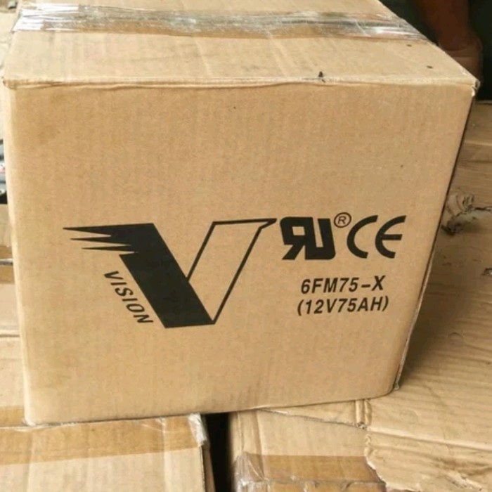 Battery Vision 12V 75Ah Best Performance Gercep