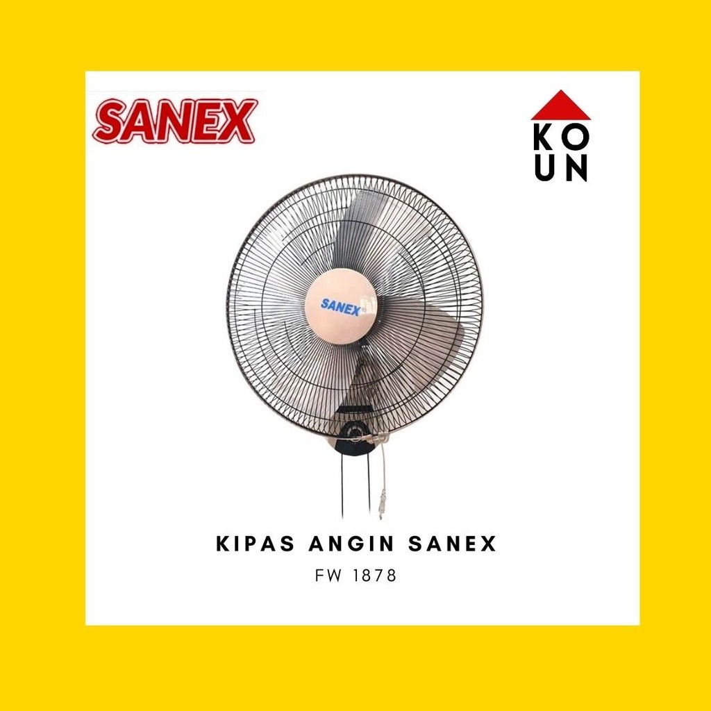 (COD READY) KIPAS ANGIN LISTRIK SANEX 1878 18" FW 1878 / FW1878 / FW-1878 ORIGINAL 100% GARANSI