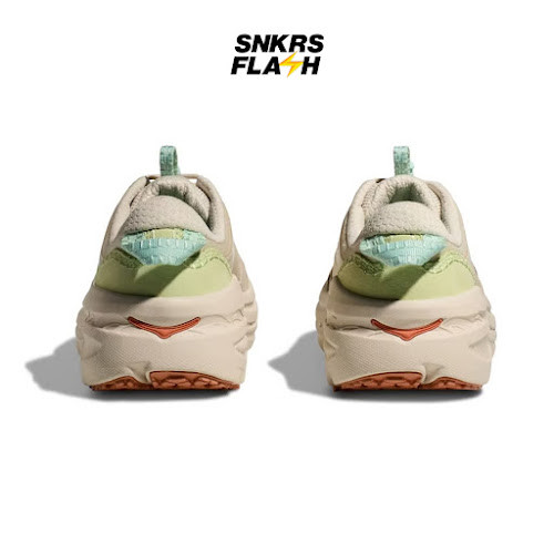 HOKA ONE ONE Bondi 8 B3Ls White Oat Milk Sepatu Lari Unisex - 1155351OKT - Size 42