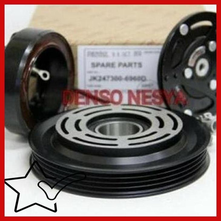 [Dcbl] Magnet Magnit Clutch Pulley Pully Puly Puli Compresor Kompresor Ac Mobil Untuk Toyota New Vio