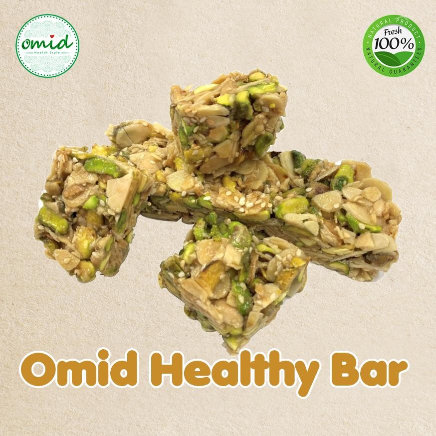 

150gr - Omid Healthy Bar | Makanan Ringan Sehat Omid - 1 POUCH