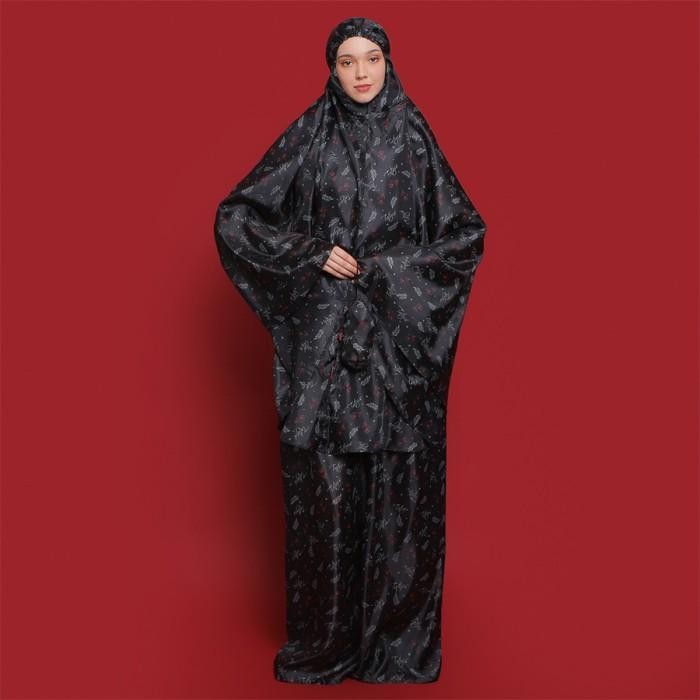 Tatuis Mukena Tiara 514 Black Travelling Dewasa Reguler Young Series Terbaru 100 % Original