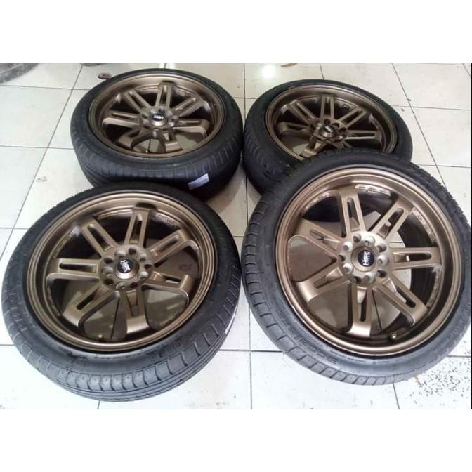 Velg Mobil Bekas Daimon Ring 17 Lebar 7,5 Lubang 5 Untuk Sienta, Ertiga, Grandmax, Innova, Xpander, 
