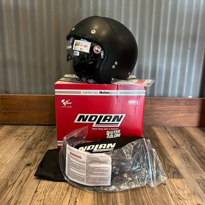 NOLAN N21 Durango 07 Half Face Helmet Helm Flat Black Original