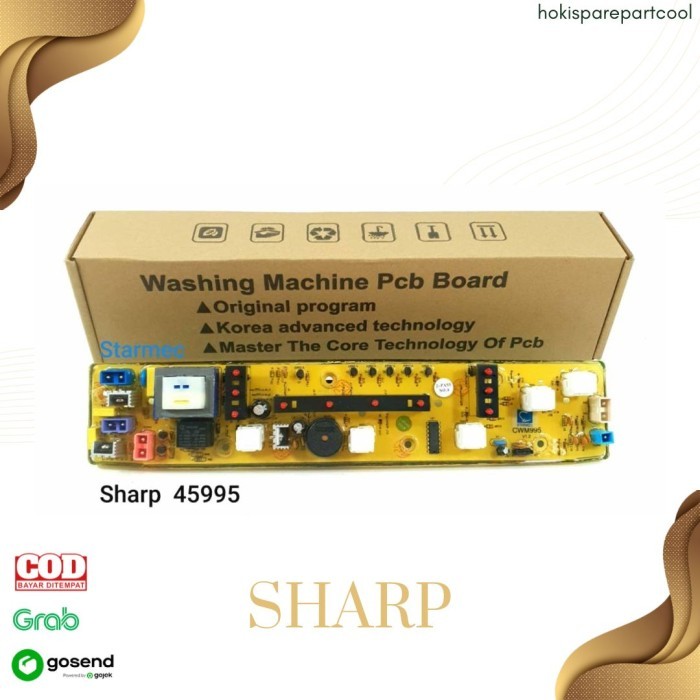 MODUL PCB MESIN CUCI SHARP ES F800H ES-F800H ESF800H ES F850H /B/S