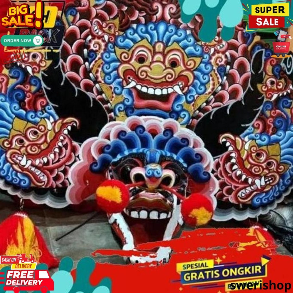 

T Promo Discount Bisa Cod Cuci Gudang Barongan Rampak Telon Jamang Cat Air Brush Bonus Kemul Panjang Dan Pentul Tinggal Pakai Ukuran Anak Promo Barongan Plipit Romo Mainan Anak Barongan Anak Sd Brongan Plipit Premium / Barongan Spon Caplok Kain Panjang /
