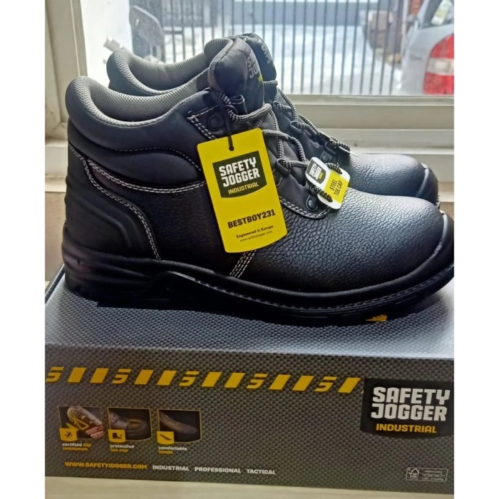 Sepatu Safety Jogger Bestboy S3/Safety Jogger/Sepatu Safety/Safety Boots/Jogger Murah