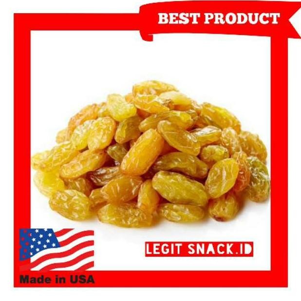 

Kismis Kuning Jumbo Asli Amerika 500 Gram / Genuine Golden Raisin USA