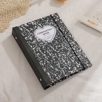 

JIANWU Buku Binder Album Foto 6 Lubang A5 Hard Cover