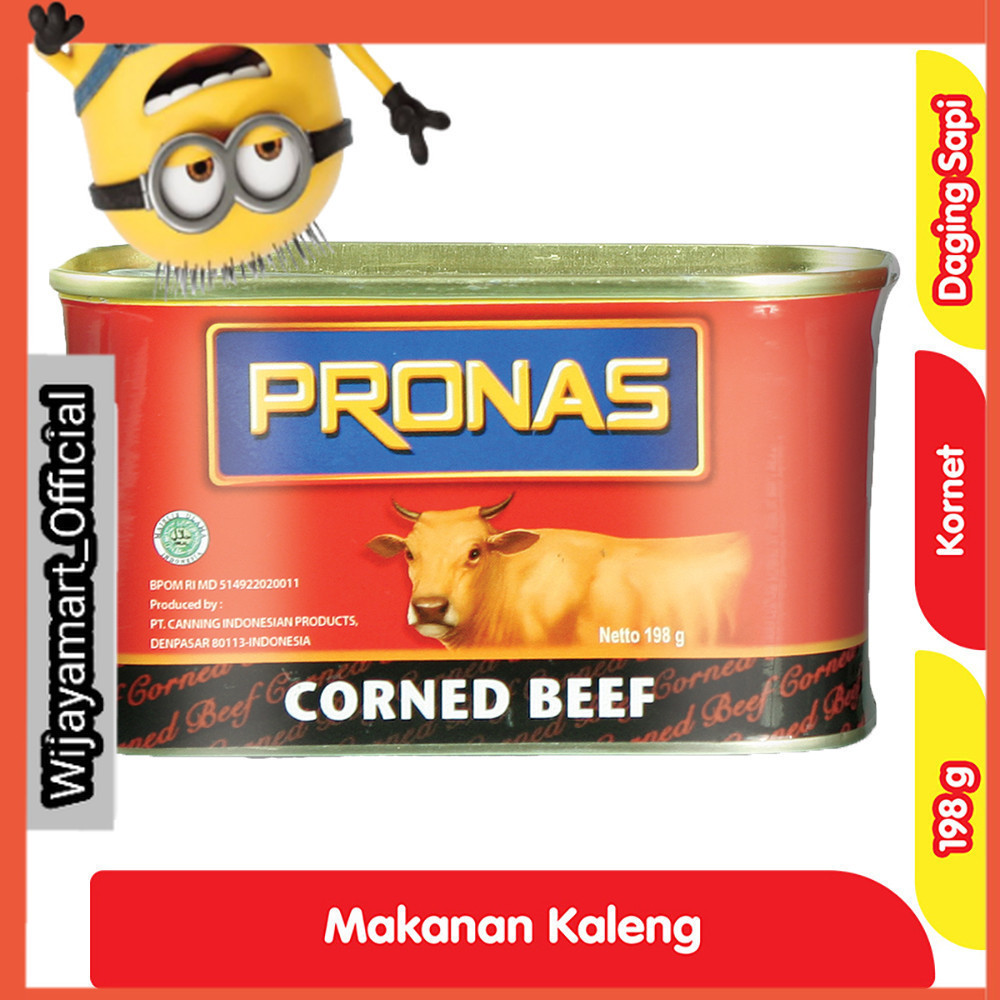

PRONAS Kornet Daging Sapi Kaleng 198 g
