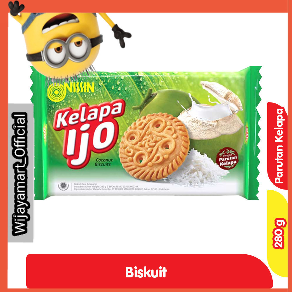 

Nissin Biskuit Kelapa Ijo 280 g