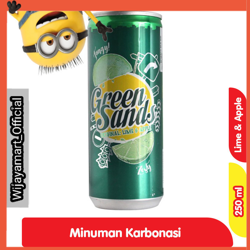 

Green Sands Minuman Karbonasi Lime & Apple Kaleng 250 ml