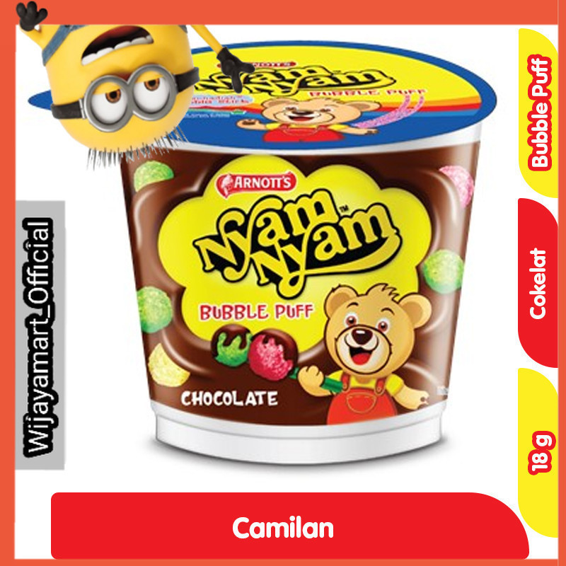 

NyamNyam Bubble Puff Cokelat 18 g