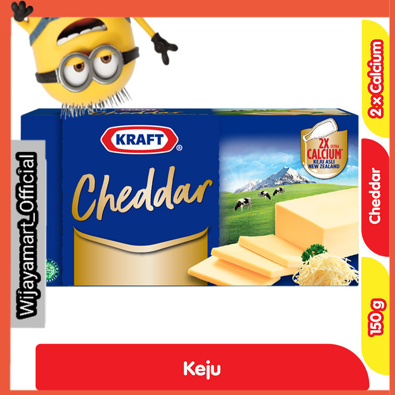 

Kraft Keju Cheddar Box 150 g