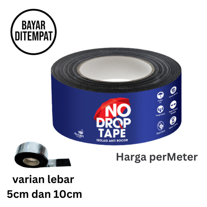 

Yangma Lakban Isolasi Anti Bocor NO DROP TAPE Lebar 10cm 5cm perMeter