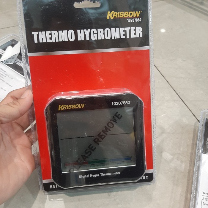 ALAT UKUR SUHU RUANGAN KRISBOW HIGROMETER DIGITAL