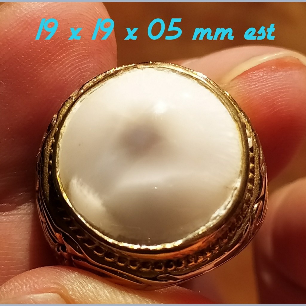 Natural Bulu Hanoman Thomsonite Super Motif Mata Size Kantoran Elegan