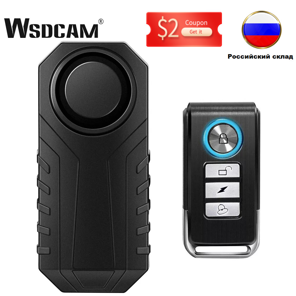 Wsdcam Bicyc Alarm Waterproof Remote Control Motorcyc