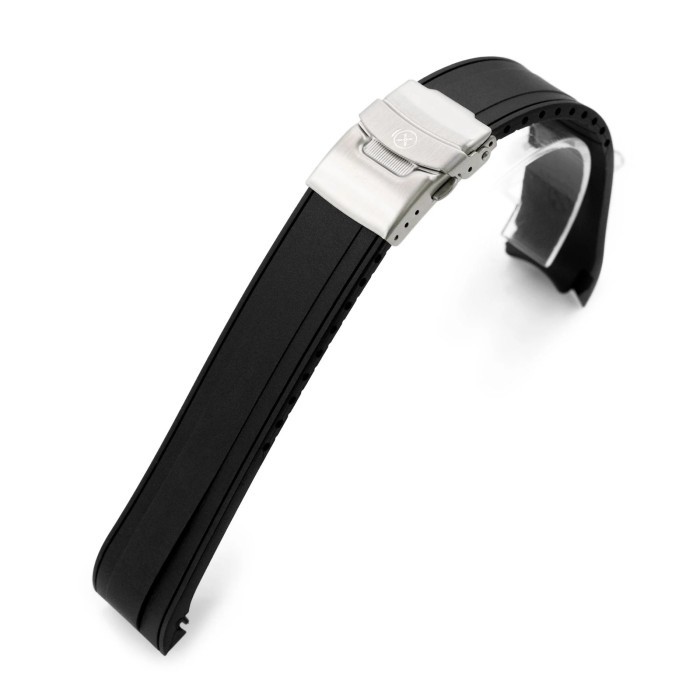 22mm Strap-X Pro Rubber Strap HITAM Jam SEIKO 5 SRPD GMT SSK001