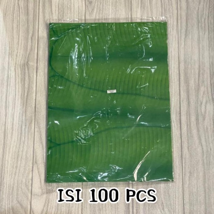 TERBARU FOOD GRADE ~ Kertas Nasi KFC Anti Lengket Motif DAUN PISANG uk 30 x 40 BISA GRAB