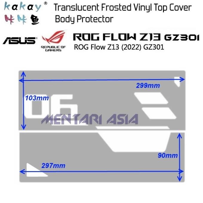 Body Protector ASUS ROG FLOW Z13 GZ301 2022 - KAKAY Matte Vinyl