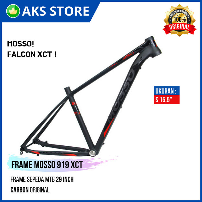 TERBARU Frame Sepeda MTB Mosso Falcon 919 XCT Alloy Rim 29 Inch As TA12 x 142 BISA GOSEND