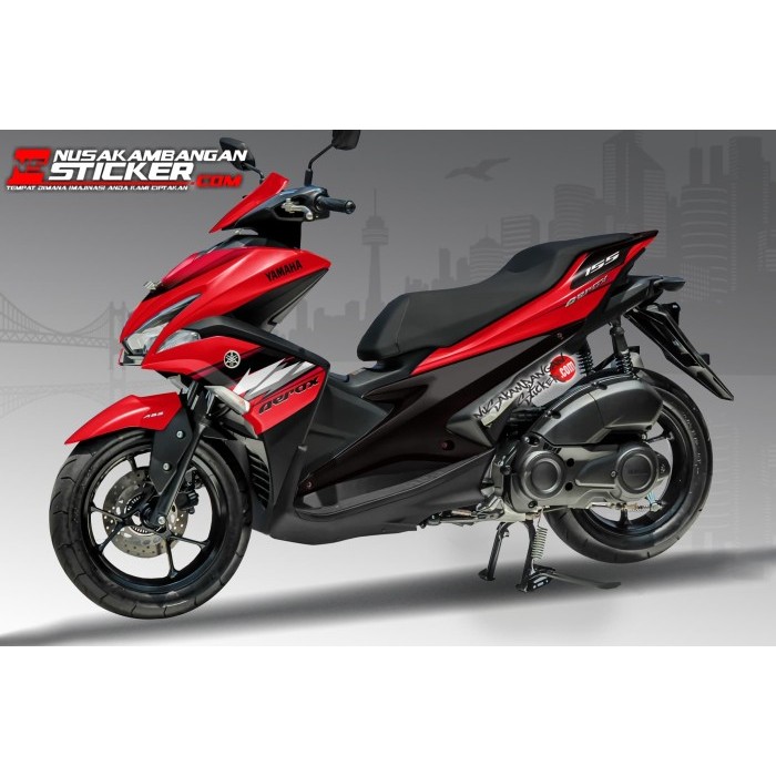 Promo Decal Motor Sticker Motor Yamaha Aerox 155 Merah