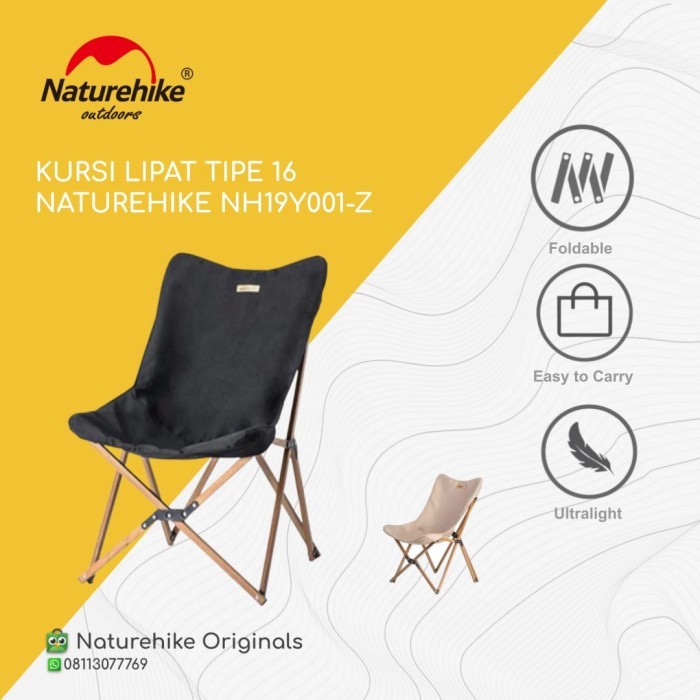 KURSI LIPAT NATUREHIKE NH19Y001-Z TIPE 16 CAMPING OUTDOOR MANCING