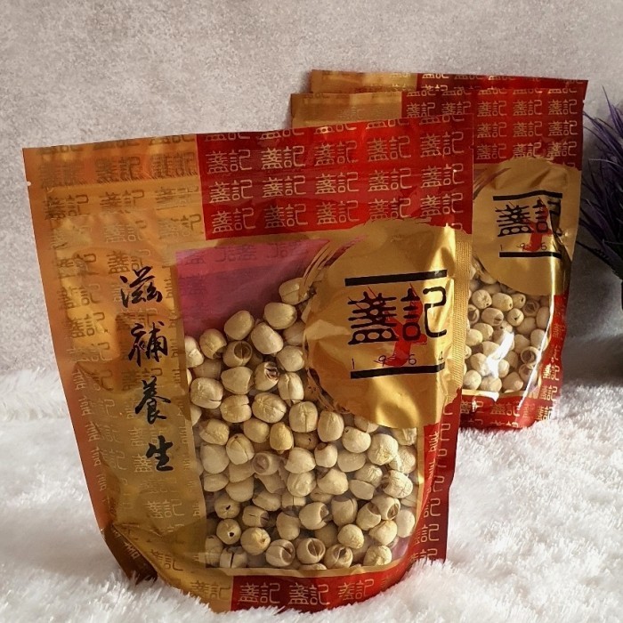 

WHITE LOTUS SEED /BIJI TERATAI / LIAN ZHI PREMIUM 300GR HKG