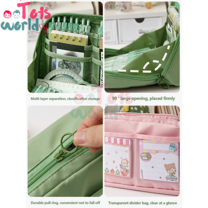 

Tempat Pensil Alat Tulis Creative Oxford Multifungsi Tas Perlengkapan Kantor Dan Anak Sekolah Kotak