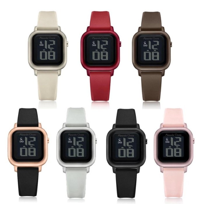 JAM TANGAN WANITA ALEXANDRE CHRISTIE AC 9392 / AC9392 RUBBER ORIGINAL