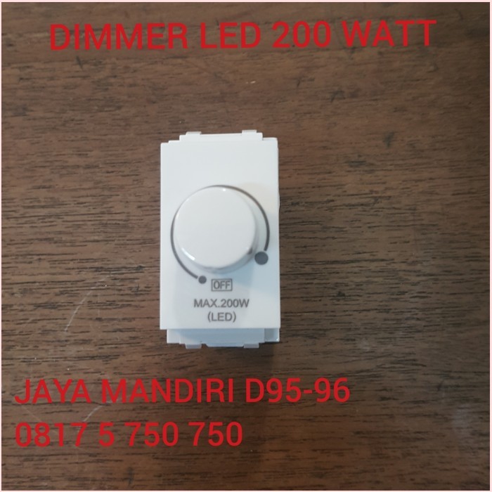 TERLARIS SAKLAR DIMMER LED 220V 220VOLT DIMMER LAMPU PEREDUP