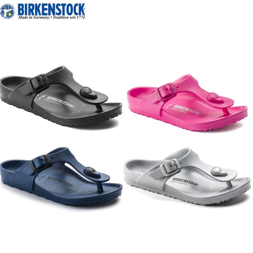 Birkenstock Kids Gizeh Essentials EVA Narrow 4 Colors Sandals (100% Asli Buatan Jerman) |h6tiufeo|