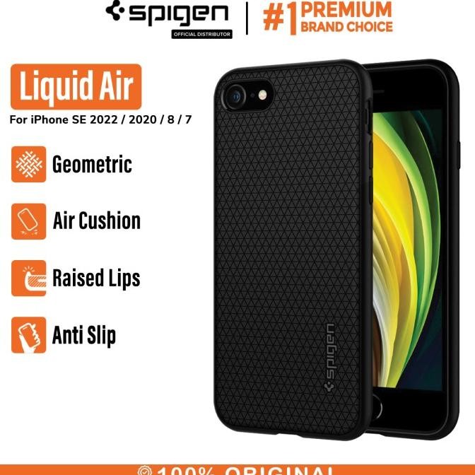 Sale Case Iphone Se 2020 / 8 / 7 Spigen Liquid Air Silicone Softcase Casing