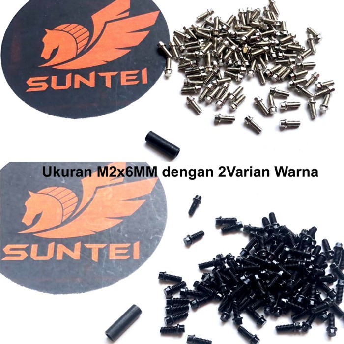 100 Pcs Baut M2 Untuk Velg Beadlock Rc Adventure Crawler 1.9 2.2