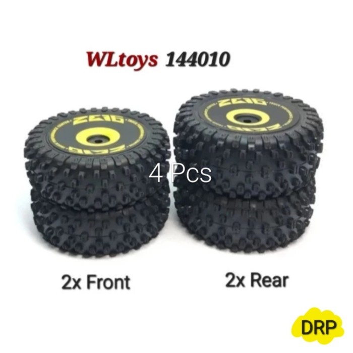 Ban Roda Wheel WL 144001 / 124019 124017 4Pcs Original Wltoys RC Part