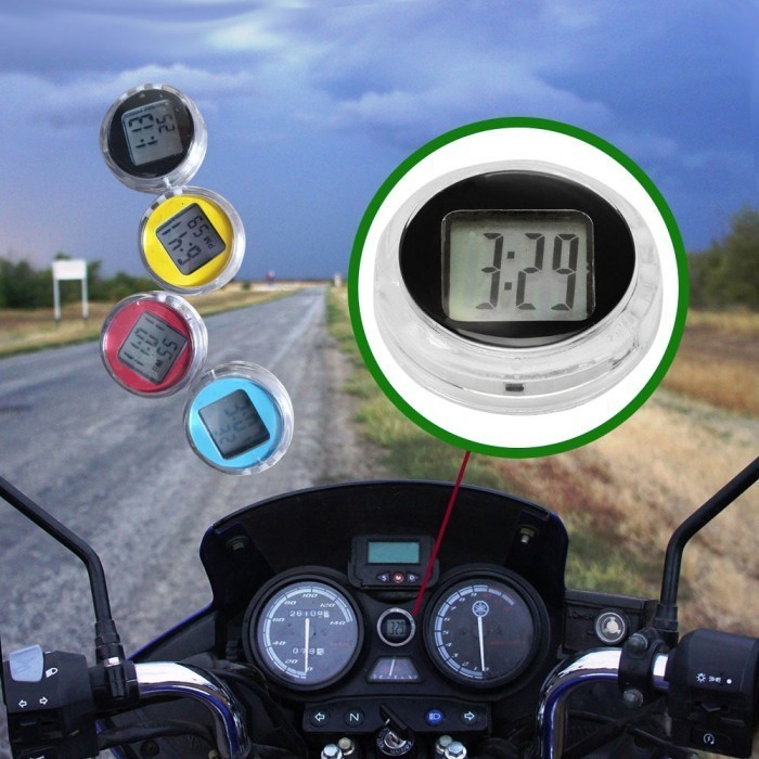 FREE ONGKIR JAM MINI DIGITAL MOTOR JAM MOTOR JAM SEPEDA MOTOR JAM SPEDOMETER JAM FREE ONGKIR