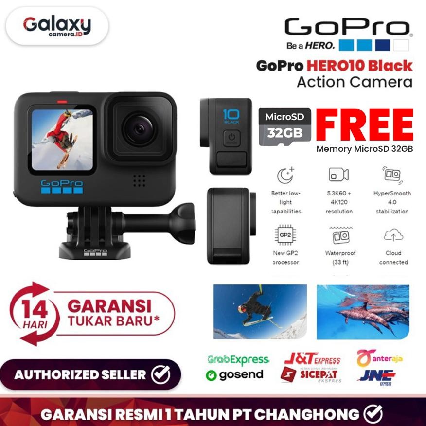 rjx gopro hero 10 black action camera garansi | go pro gopro hero10