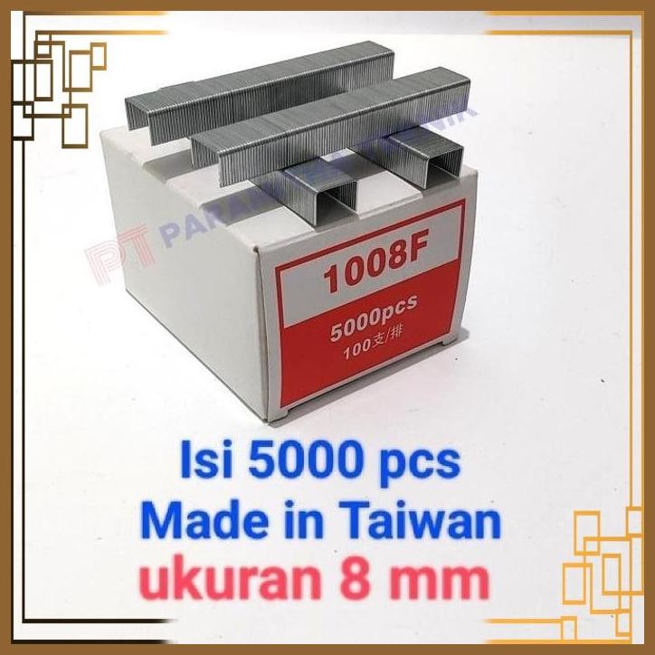 

[PMT] Isi staples tembak 8 mm / refill stapler gun 8mm isi 5000 pcs Taiwan