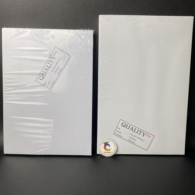 """""] Kertas Cover BC Buffalo Super A4 F4 150 gram Putih