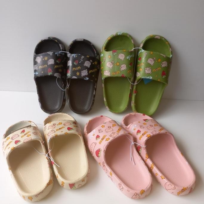 >>>>>] Sandal selop MOKAYA bergambar