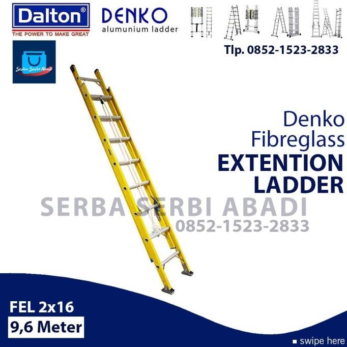 Terjangkau Tangga Fiberglass Pln 9,6 Meter Denko