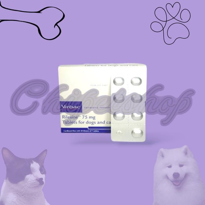Sale Virbac Rilexine 75 Mg Antibiotik Kucing Anjing Per Strip ( Isi 7 Tab )